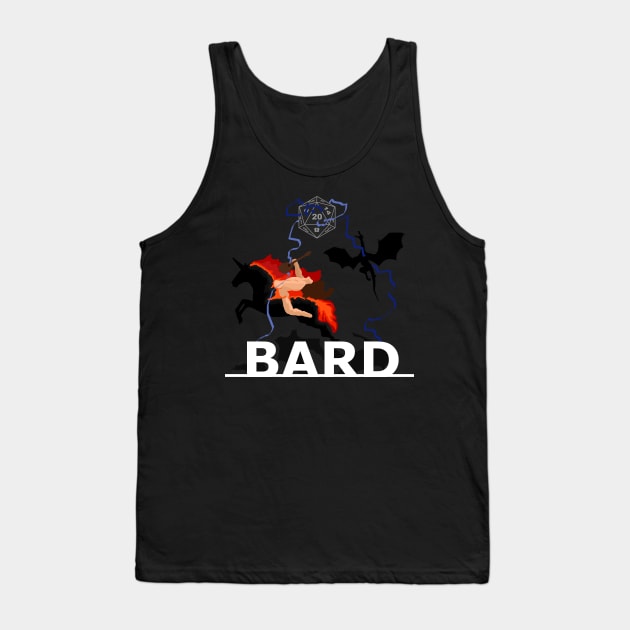 Bard outta Hell Tank Top by Exentertainer